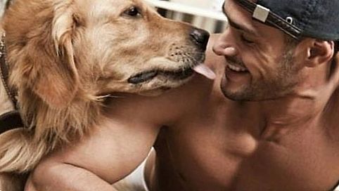 man with dog | Type of girls to avoid before relationships
