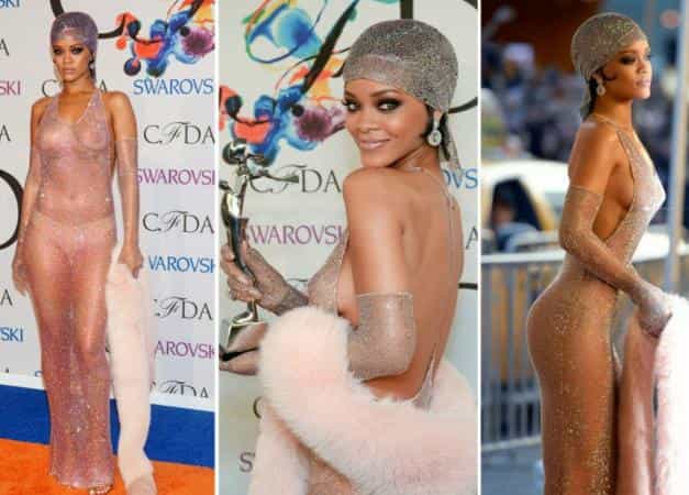 Платье Рианны на премии CFDA