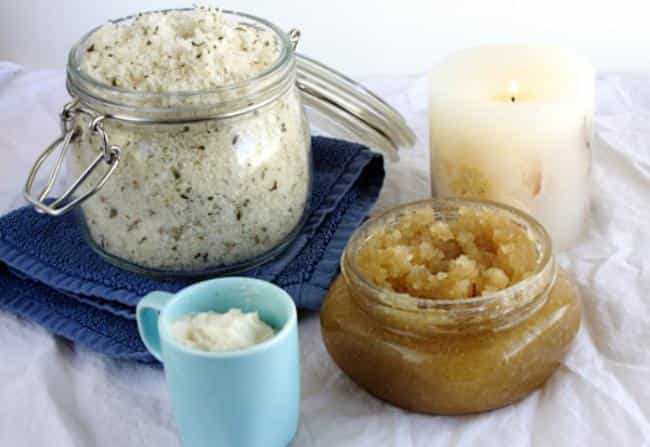 Скраб с медом и сахаром