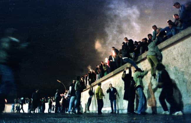 Граница Западной и Восточной Германии — апрель 1990