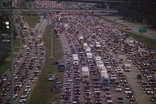 I-45 (межштатная автомагистраль), Техас, США — сентябрь 2005