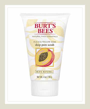 Скраб Burt’s Bees Peach and Willow Bark Deep Pore Scrub