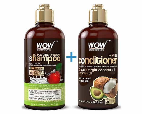 Лучший шампунь от перхоти с питательным уходом: WOW Hair Shampoo and Conditioner