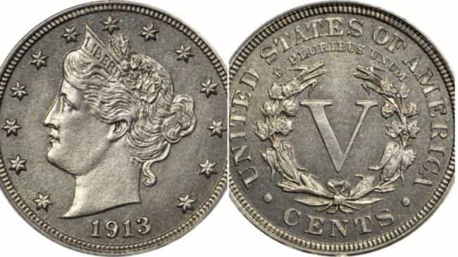 Liberty Head Nickel 1913 года (никелевая монета «Голова Свободы»)