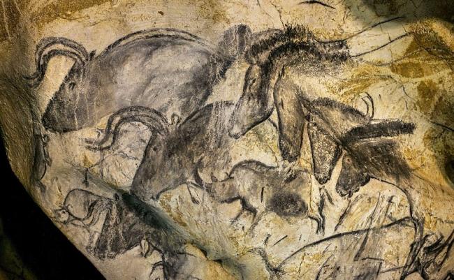 Наскальный рисунок в Шове – (примерно 30 000лет назад)