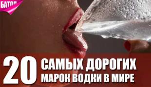 самая дорогая водка