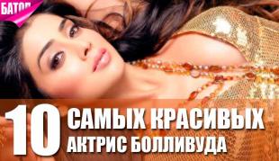 самые красивые актрисы Болливуда