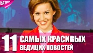самые красивые девушки ведущие новости
