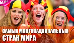 самые многонациональные страны мира